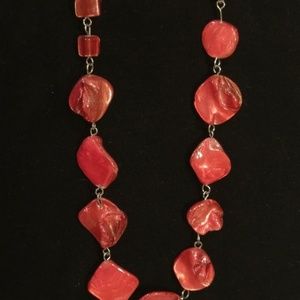 Red bead necklace